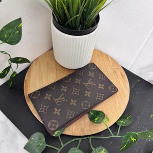 Authentic Vintage Louis Vuitton Monogram Porte Chequier Credit Long Wallet Purse
