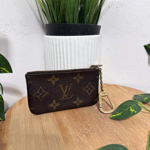 Authentic Vintage Louis Vuitton Monogram Pochette Cles Wallet Coin Purse