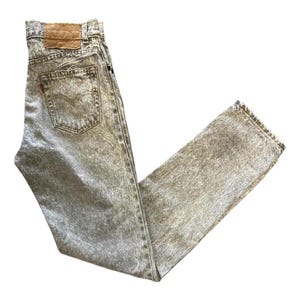 Vintage 90s Levis Acidwash High Waisted Straight Leg Denim Mom Jeans AU Ladies Size 6-8