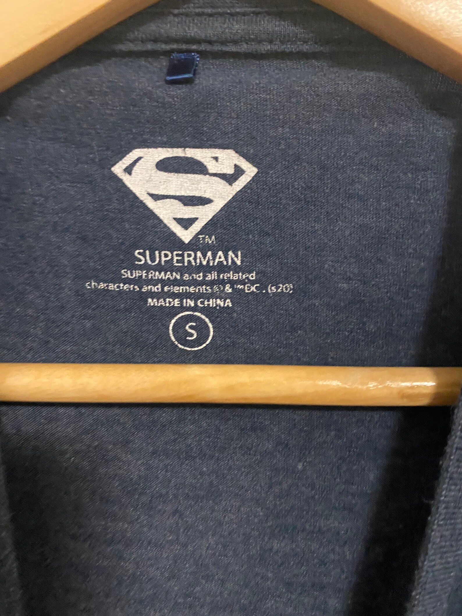 Vintage Superman Graphics Tee in Blue Size Small | Etsy