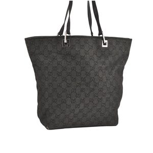 Authentic Vintage GUCCI GG Canvas Leather Tote Shoulder Bag