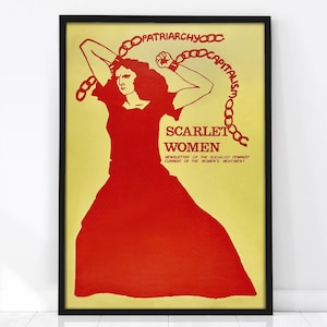 Vintage Feminist Print, Smash the Patriarchy, Feminist Wall Art, Women Movement, Retro Poster, Protest Poster, Feminist Gift, Vintage Decor