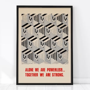 Feminist Poster, Vintage Poster, Feminist Art, Retro Wall Art, Women&#39;s Rights, Retro Poster, Women&#39;s Suffragette Poster, Votes for Women
