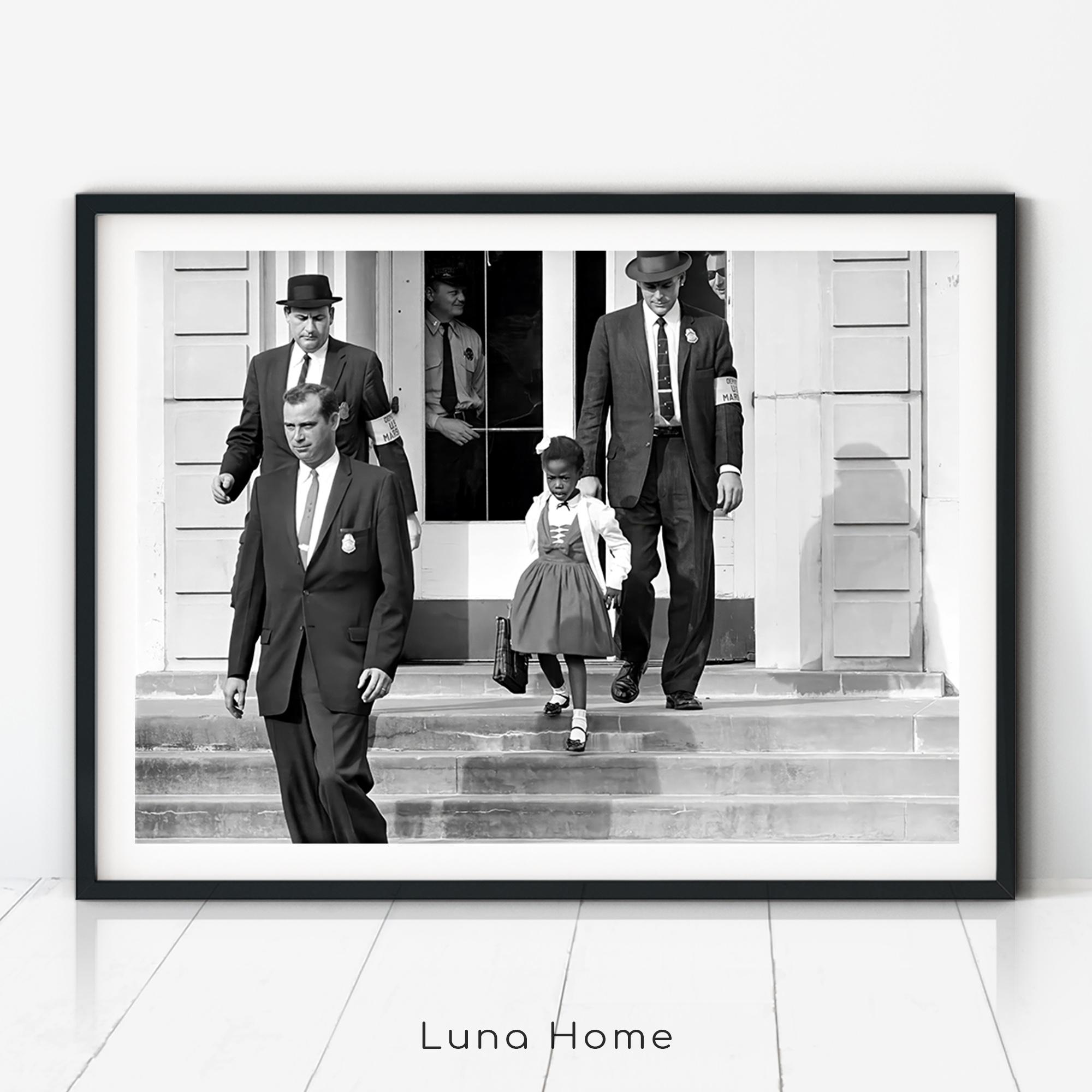 African American History Prints Set, Black and White Vintage Photos ...