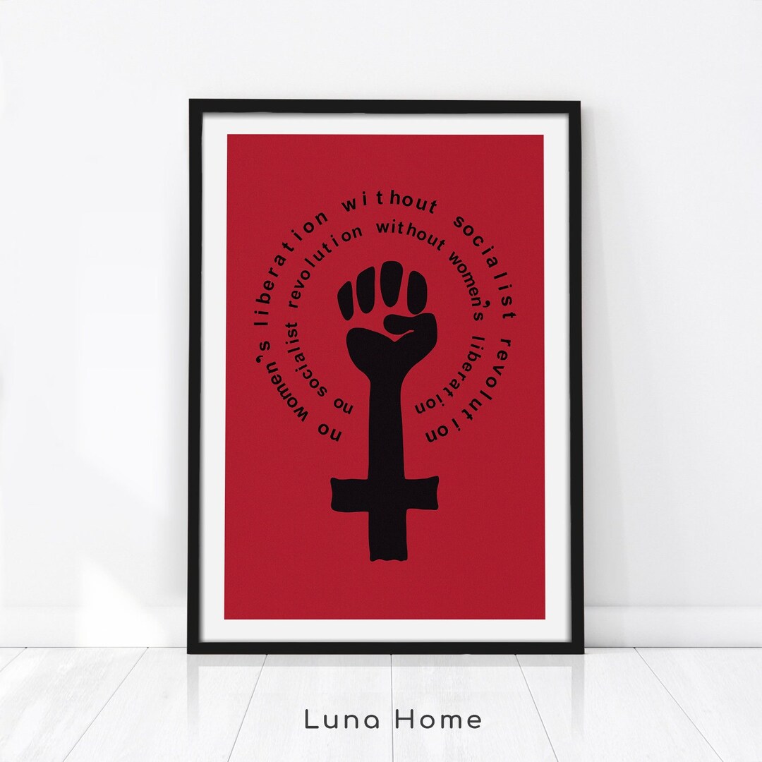 Feminist Print, Vintage Poster, Women's Liberation 1977 Poster ...