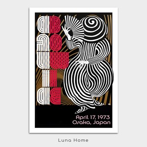 David Bowie Poster, Osaka Japan Concert, Vintage Poster, David Bowie Print, Concert Poster, Retro Music Print, Music Wall Art, 70s Music image 11