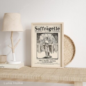 Old Suffragette Poster, Vintage Feminist Print, Suffrage Movement, Votes for Women Wall Art, Women’s Rights, History Decor image 11