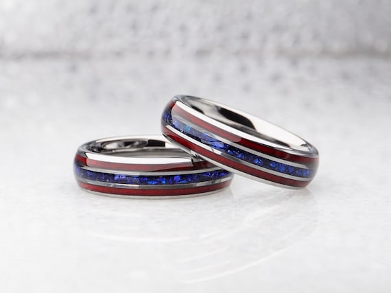 Red white and blue ring sale