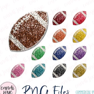 Pailletten voetbal PNG-bundel - glitter voetbal PNG - voetbalsublimatie PNG - voetbal moedershirtontwerp - voetbal clipart-afbeeldingen