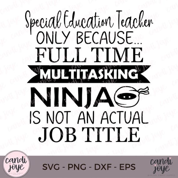 Special Education Teacher SVG - Teacher Shirt SVG - Teacher Appreciation - Back to School PNG - Teacher Sublimation - Special Needs