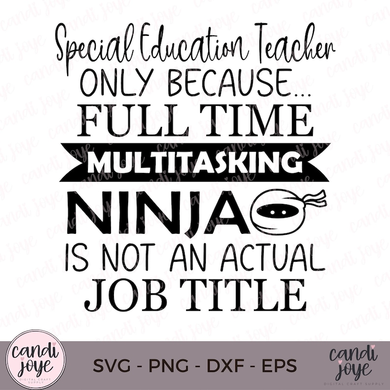 Special Education Teacher SVG - Teacher Shirt SVG - Teacher Appreciation - Back to School PNG - Teacher Sublimation - Special Needs image 1