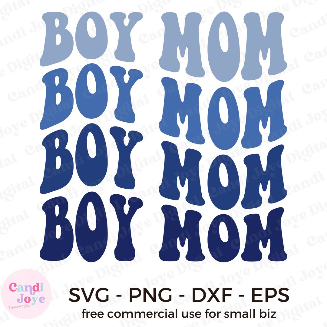Retro Boy Mom SVG Boy Mom Sublimation Design Boy Mom PNG Etsy