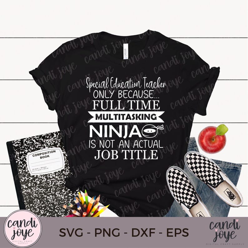Special Education Teacher SVG - Teacher Shirt SVG - Teacher Appreciation - Back to School PNG - Teacher Sublimation - Special Needs image 2