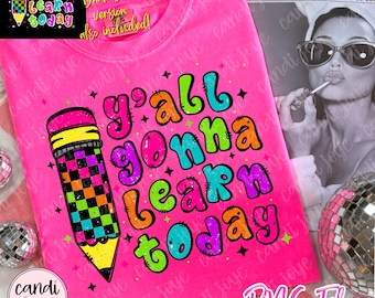Teacher PNG, Back to School PNG, Preppy Designs, Teacher Shirt PNG, Teach Png, Teacher Back to School Png, Teacher Tshirt Png, School Png