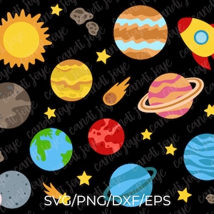 Espace extra-atmosphérique SVG, SVG planètes, système solaire SVG, Png de l'espace, Svg galaxie en couches, des cliparts de l'espace, des cliparts du système solaire, des cliparts de l'espace