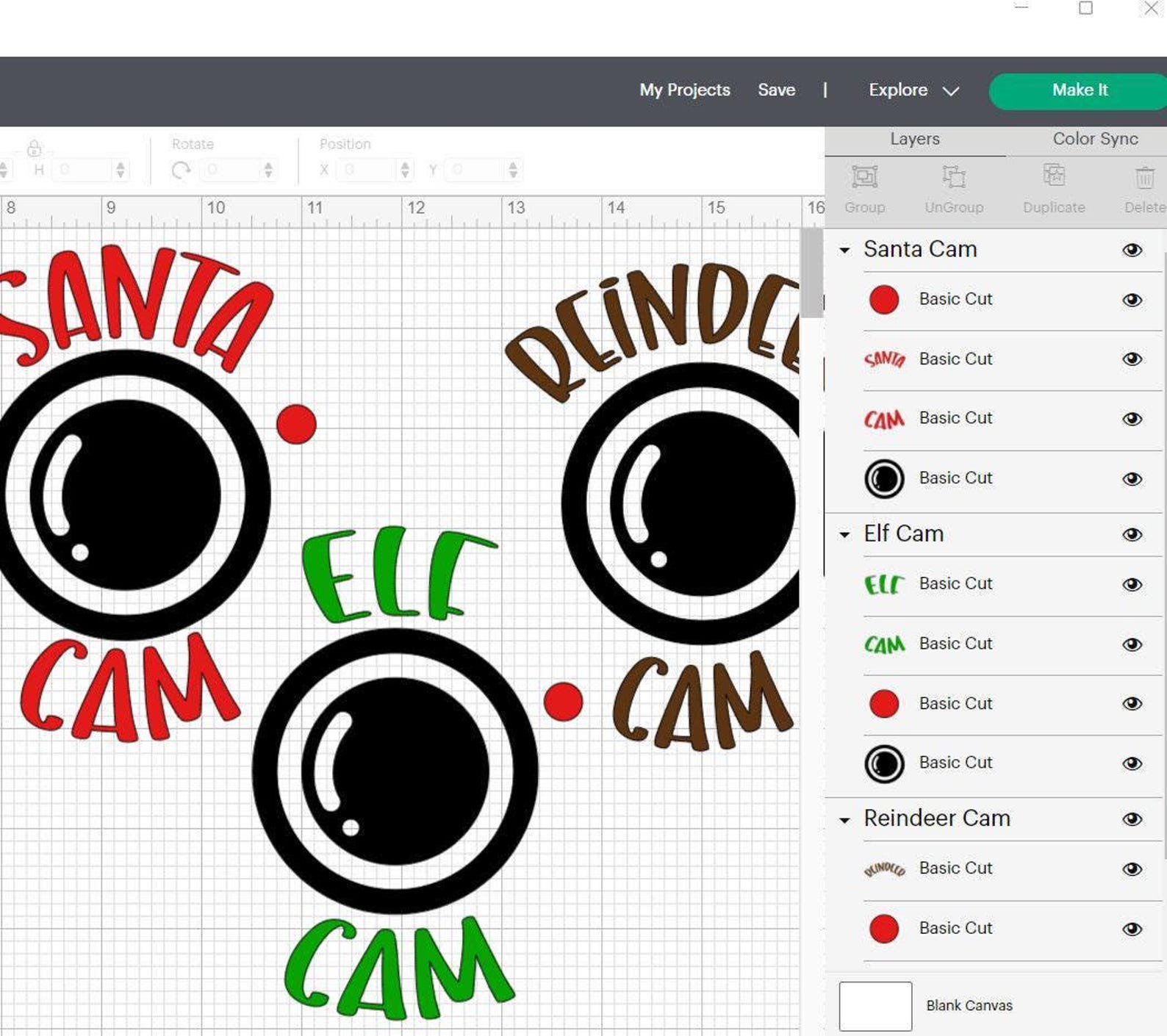 Ornament SVG, Santa Cam SVG, Elf Cam SVG, Reindeer Cam, Ornament Bundle ...