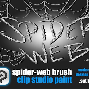 Spider-Web Brush | Clip Studio Paint | Comic Artist Style