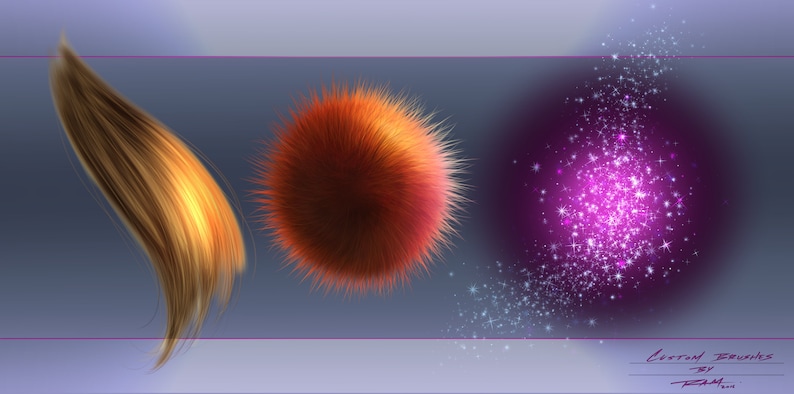 Clip Studio Paint - Manga Studio 5 - Digital Painting Brush Pack - RAM ...