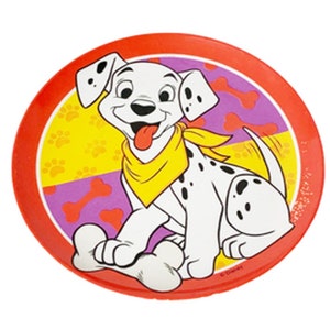 Vintage Disney 101 Dalmatiner Melamin Teller 8 "Kind Cartoon Dish