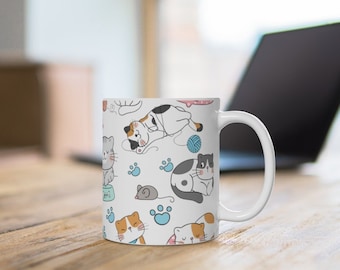 Cat Mom Mug| Cat Coffee Mug| Gift For Cat Lover| Cat Owner Gift| Cute Cat Mug| Cat Mom Cup| Cat Dad Mug| Cat Cup| Cat Dad Gift| Gift Mug