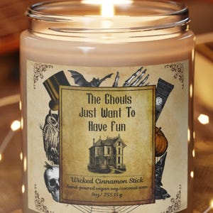 Halloween Soy Candles| Soy Coconut Wax Candle | Soy Candles Halloween| Halloween Jar Candle| Spooky Season Fall Gifts| Vanilla Soy Candle