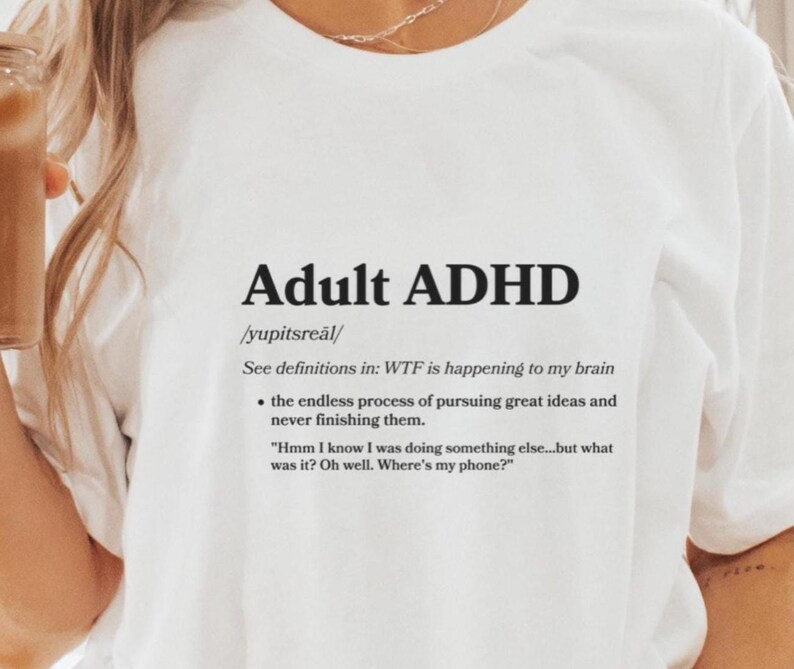 ADHD Funny Definition Shirt ADHD Problem Solving Humor ADHD Day ...