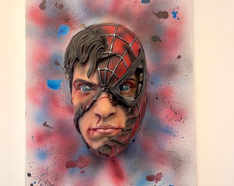 Spider-Man 3D canvas