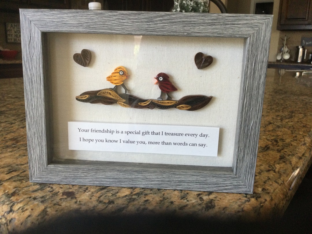 Birds of Friendship. Paper Quilled Birds That Show How Special Your ...