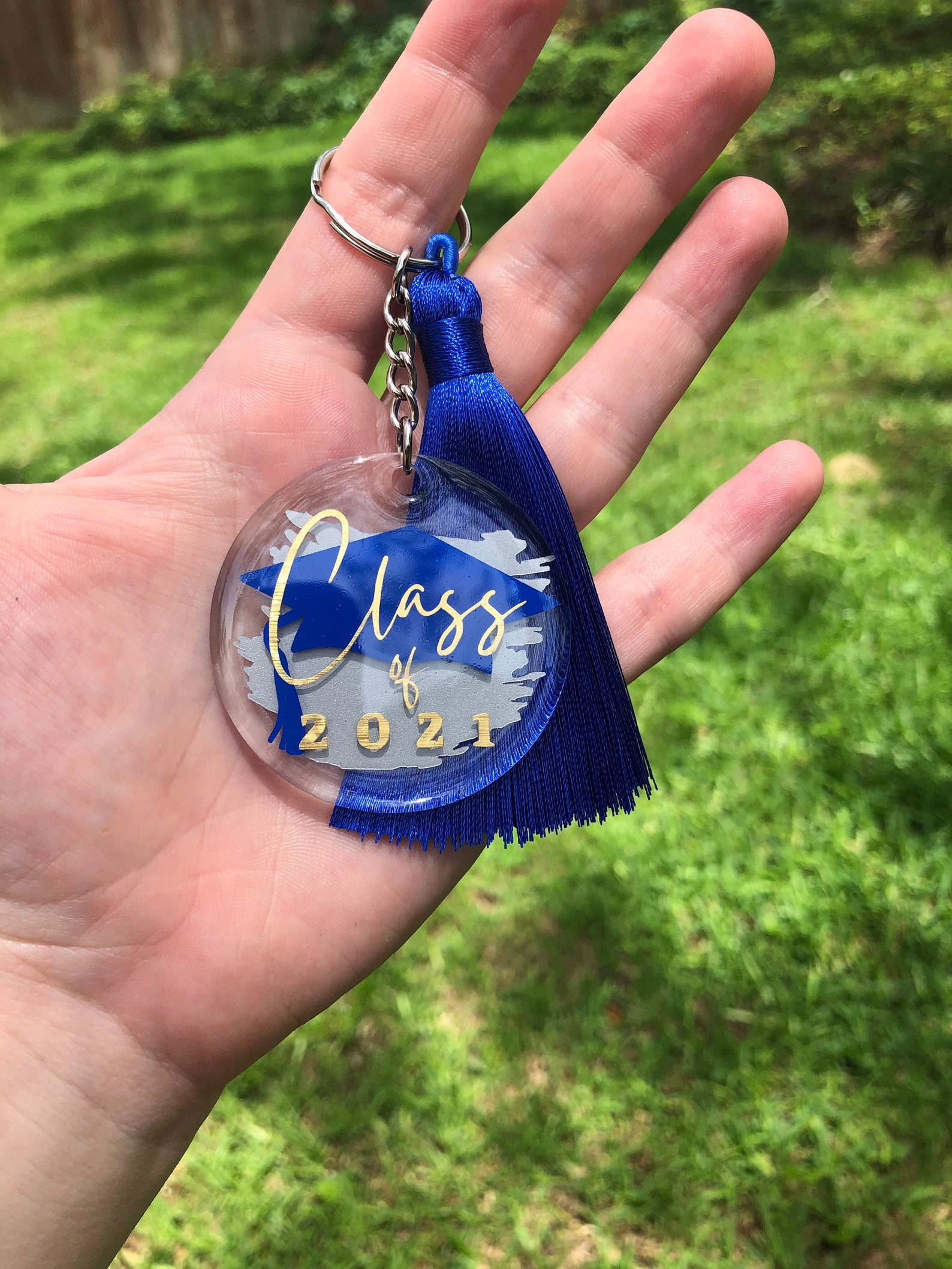 ON SALE 2021 Graduation Keychain Acrylic Resin Vinyl High Etsy