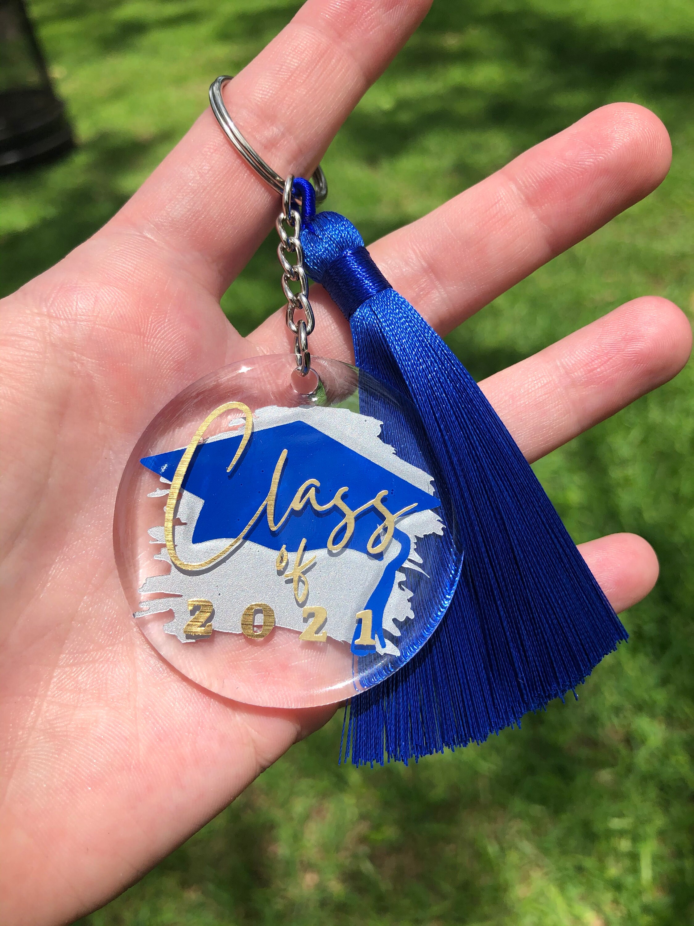 ON SALE 2021 Graduation Keychain Acrylic Resin Vinyl High Etsy