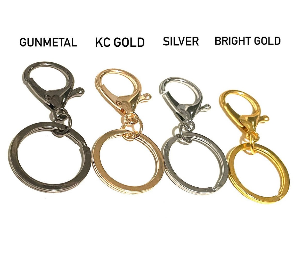 Keychain Ring Supplies Bulk Order Keychain Making Clasp Etsy