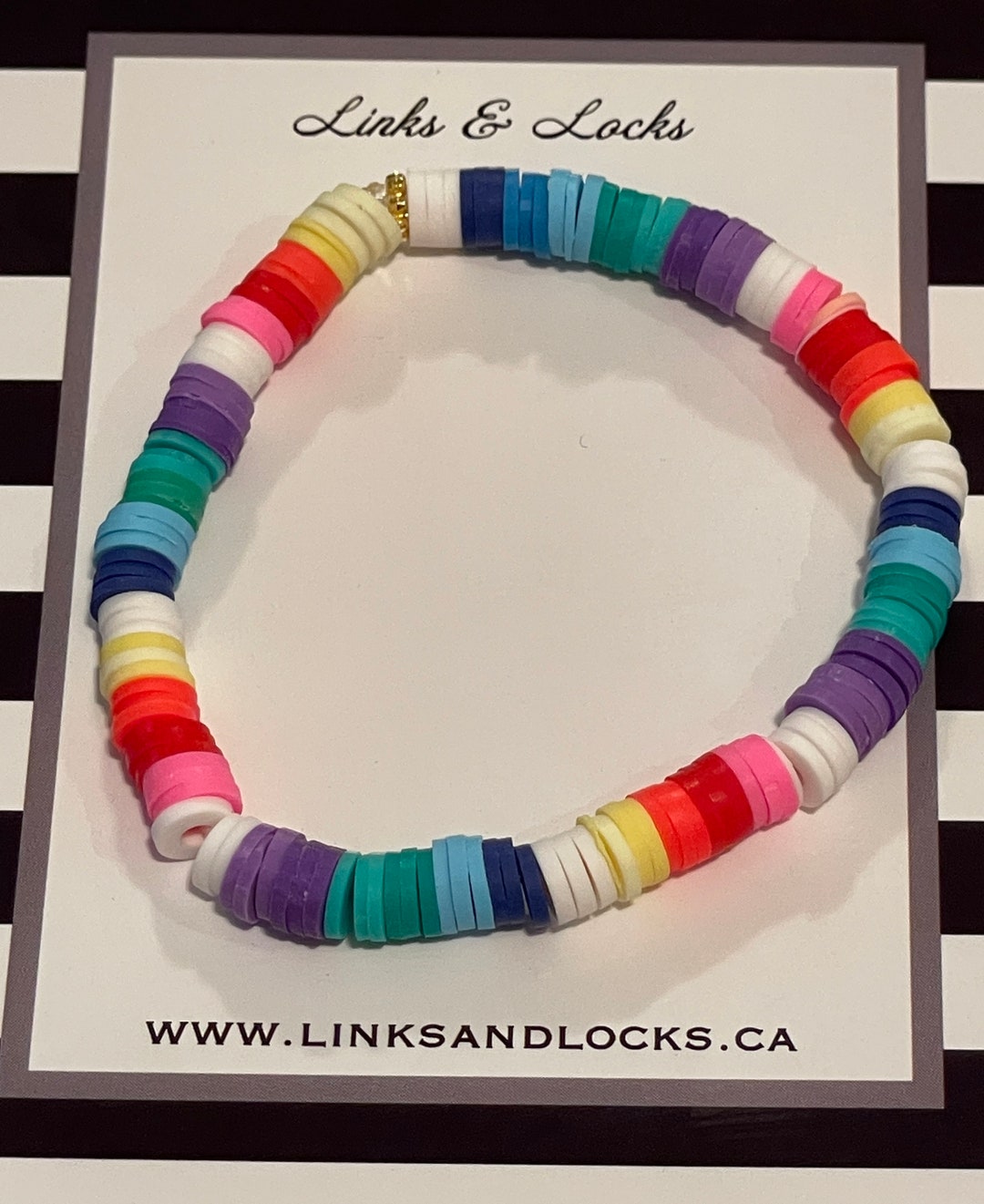 DIY Clay Disc Bracelet Kit Make Your Own Bracelet Kids Etsy