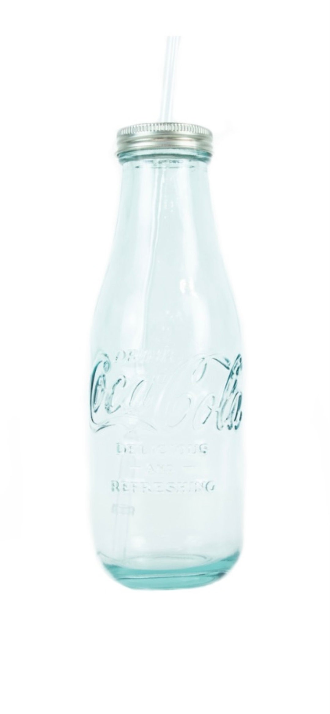Ecofriendly Recycled Cocacola Glass Bottle Sustainable Etsy