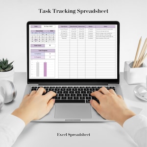Task Tracker Spreadsheet, Task Management Spreadsheet, Productivity Planner Template, Productivity Organizer Sheet