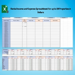 property manager, landlord rent tracker, landlord spreadsheet, rental property spreadsheet, rental ledger, rental property track