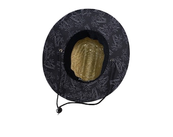 Dark Palms - Kids Straw Hat