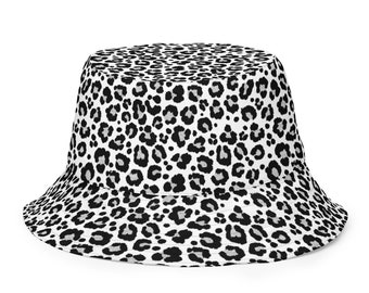 Snow Leopard Reversible bucket hat