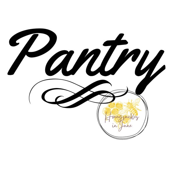 Pantry Door Stencil Etsy