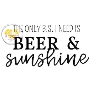 Summer SVG, Beer & Sunshine