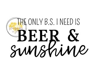 Summer SVG, Beer & Sunshine