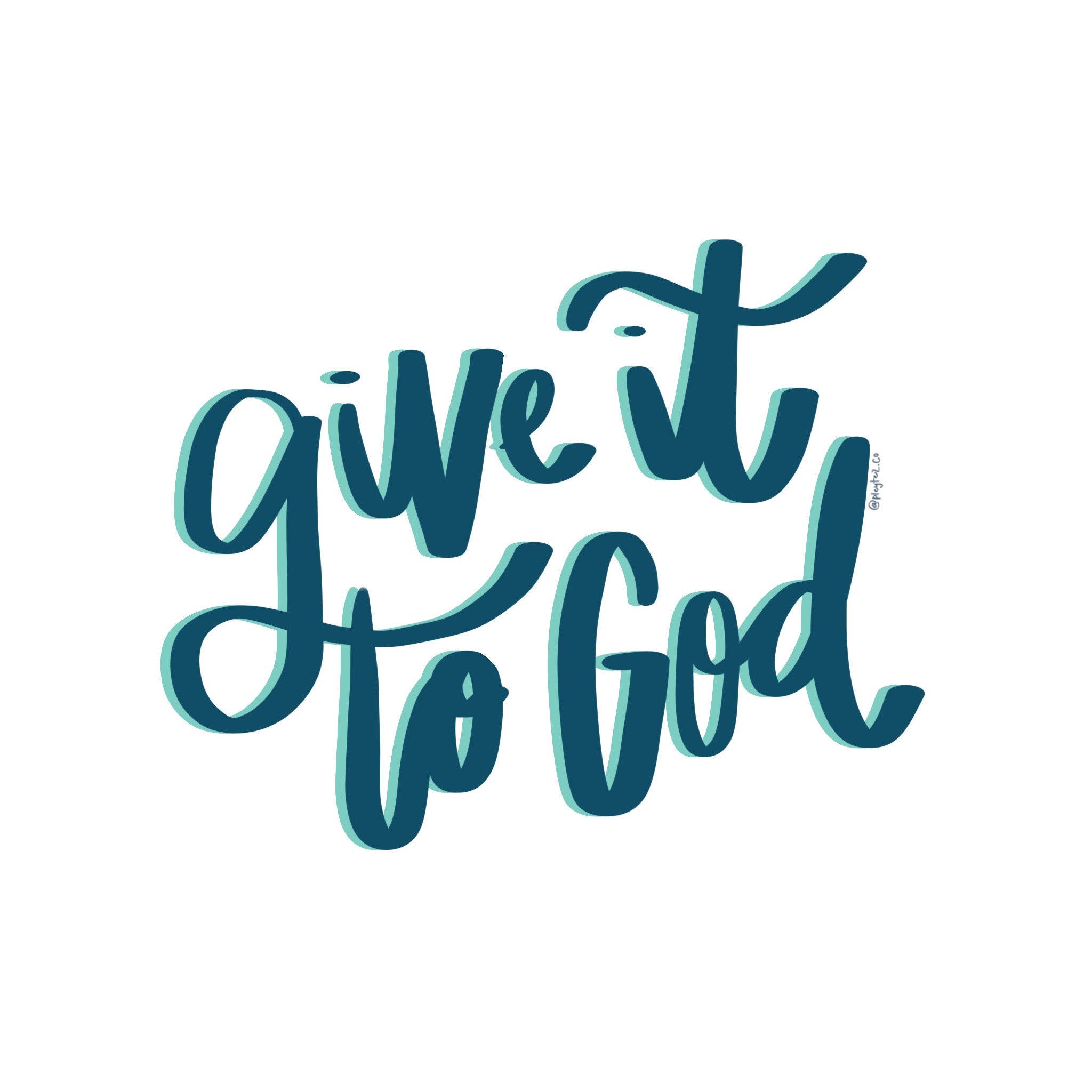 Give it to god etsy