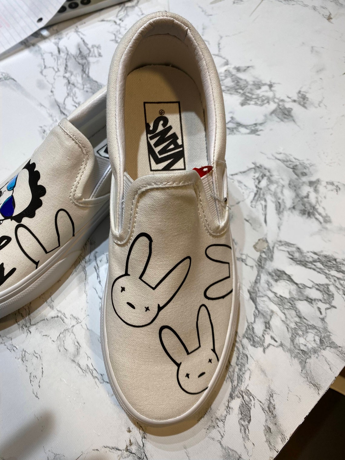 custom bad bunny shoes