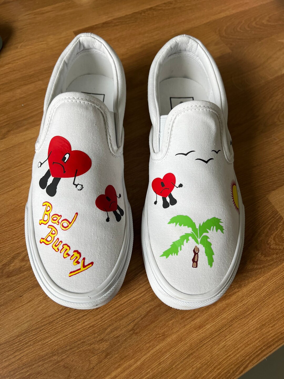 Bad Bunny Shoes/un Verano Sin Ti/vans/custom Etsy Australia