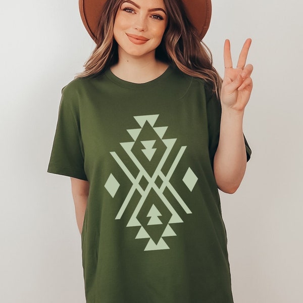 Tribal Print Shirt - Etsy
