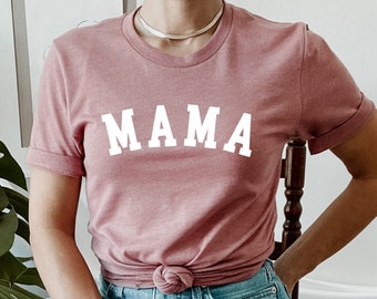 Mama Shirt, Mom Graphic Tee, Minimalist Tshirt, Boho Shirt, Mother's Day Gift, Mama T-Shirt, Cute Women's Tee, Gift for Mom, Simple Design