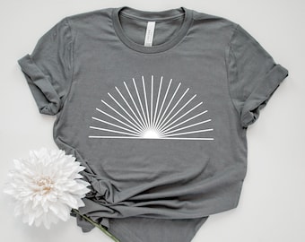 Abstract Graphic Tee, Modern Boho Shirt, Boho T-shirt, Line Art Shirt, Minimalist Tshirt, Abstract Shirt, Fan Shirt, Geometric Shirt, Gift