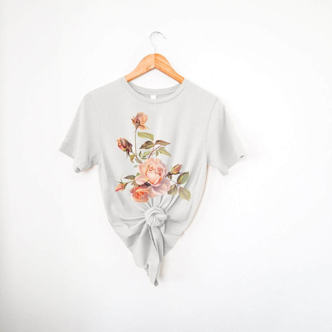 100% COTTON ROSE DETAILED SHIRT