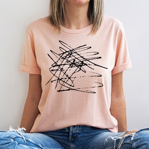 Radiohead Scribble Grey T Shirt A Rock off Officially Licensed
