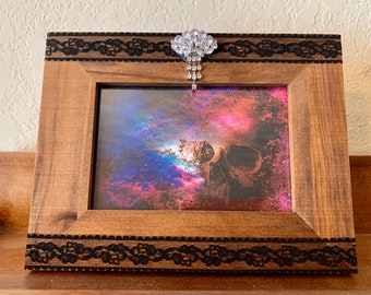 Black Lace Picture Frame