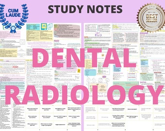 Dental Radiology Study Notes (14 Pages)